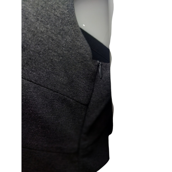 Spense Womens Cap Sleeve Cowl Neck Ribbed Knit Sweater Dress Gray Size 6 - Picture 11 of 16